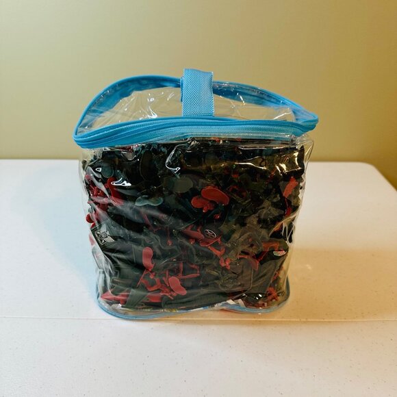 300-Piece Toy Plastic Soldiers Toy Army Soldiers Set In Portable Zip Bag - Picture 1 of 7